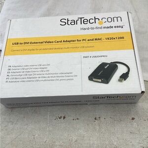 Startech USB to DVI video card adapter 1920 x 1200